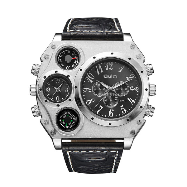 Reloj de Cuarzo Dual Time Zone para Hombre