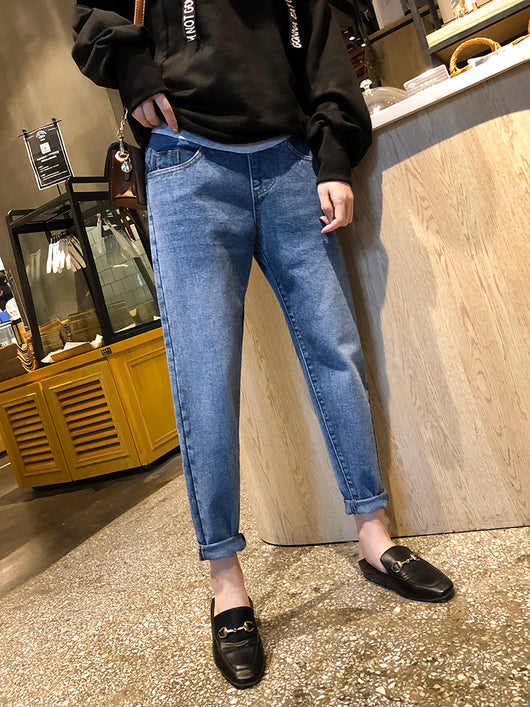Pantalones de Maternidad Invierno con Forro Polar - Cintura Ajustable y Soporte Abdominal - Image 4