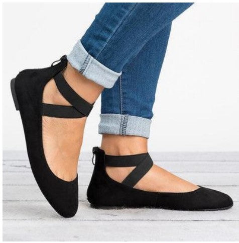 Zapatos Planos Casuales con Estampado de Leopardo y Correa Elástica para Mujer - Image 10