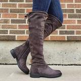 Botas de Cuero Impermeables para Mujer - Tacón Bajo Elegante - Image 5