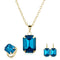 Bridal jewelry European and American jewelry Set Azul