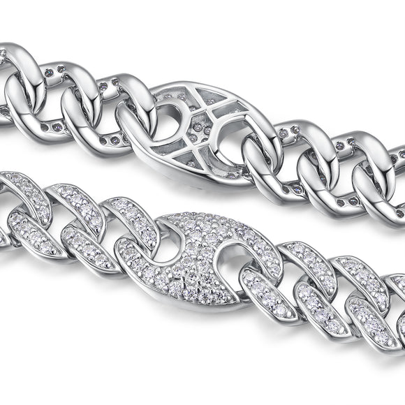 Pulsera de Plata S925 con Moissanita Premium - Lujo Accesible