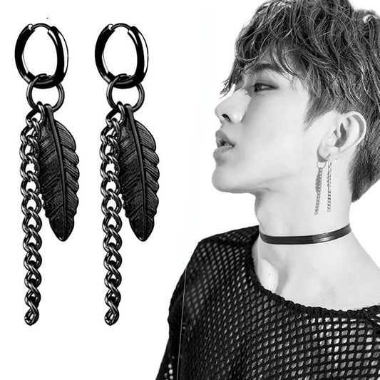 Aretes de Pluma Ligeros y Elegantes