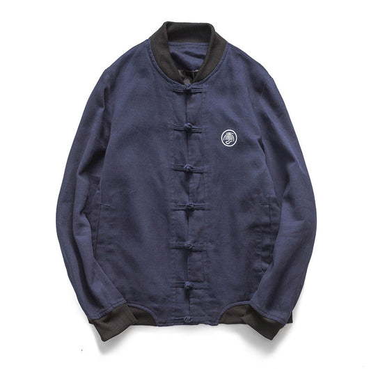 Broche Cardigan Estilo Chino para Hombre - Image 20