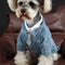 Camisa Denim Primavera Verano para Mascotas