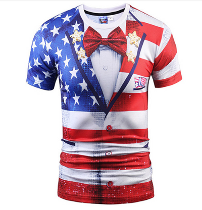 Chaleco Hip Hop Falso con Camiseta Slim Fit Manga Corta para Hombre - Image 12