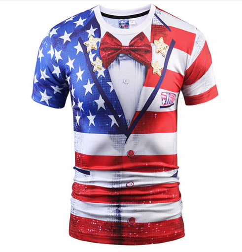 Chaleco Hip Hop Falso con Camiseta Slim Fit Manga Corta para Hombre - Image 12