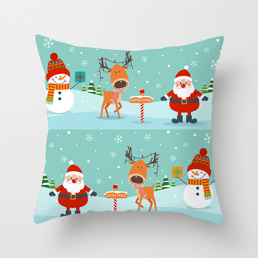 Funda de Almohada Navideña con Diseño Infantil - Image 28