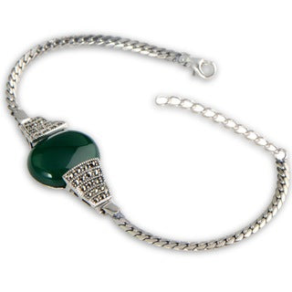 Pulsera de Plata Esterlina 925 Pequeña Negra - Image 14