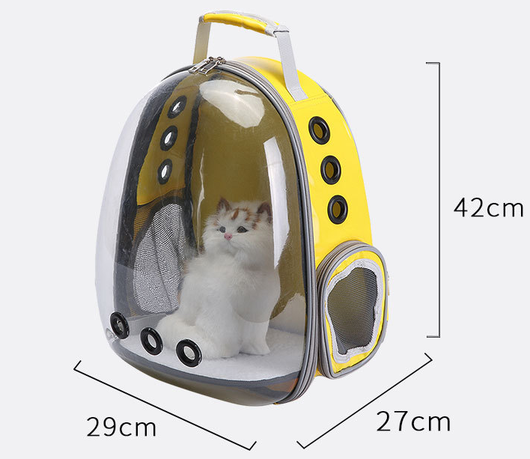Mochila Transportadora para Mascotas con Diseño Cápsula Espacial - Visibilidad 360° - Image 4