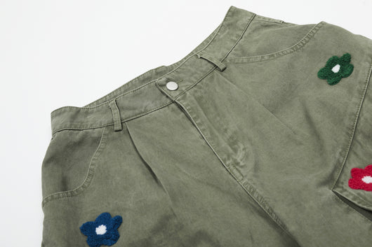 Shorts Casuales Rectos para Mujer con Estampado Hipster Urbano - Image 17