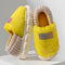 Pantuflas de Algodón Impermeables con Suela Gruesa y Talón Cubierto