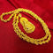 Quan Yin necklace Guanyin and twist chain