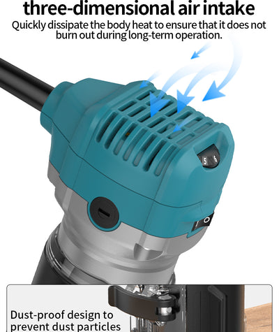 Fresadora de Bordes Eléctrica para Carpintería Profesional - Image 15