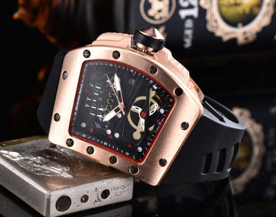 Reloj de Pulsera Cuarzo Diseño Calavera con Correa de Silicona - Image 6