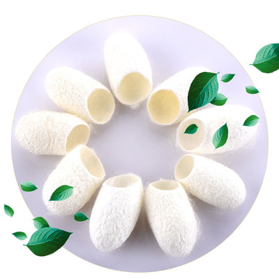 Set de 20 Bolas de Seda Natural para Limpieza Facial - Image 5