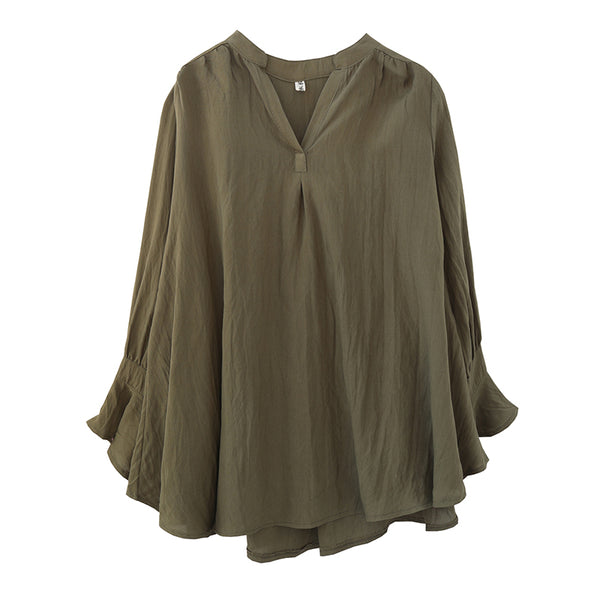 Blusa Holgada Talla Grande para Mujer - Top Cómodo que Disimula