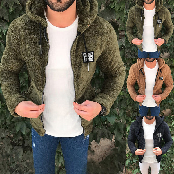 Cardigan con Capucha y Cierre de Cremallera