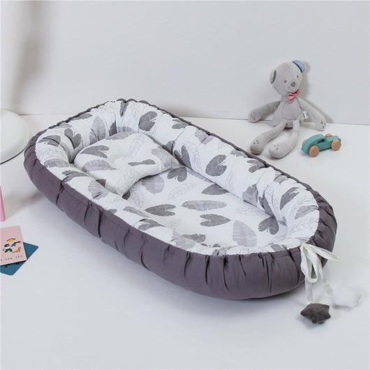 Almohada de Viaje Plegable para Cuna Portátil con Funda Lavable - Image 26