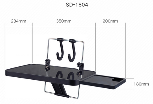 Escritorio Plegable para Auto - Mesa Portátil con Soporte para Laptop y Tablet - Image 4