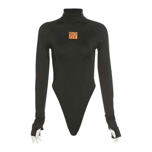 Jumpsuit Elegante de Cuello Alto y Manga Larga Ajustado - Image 18