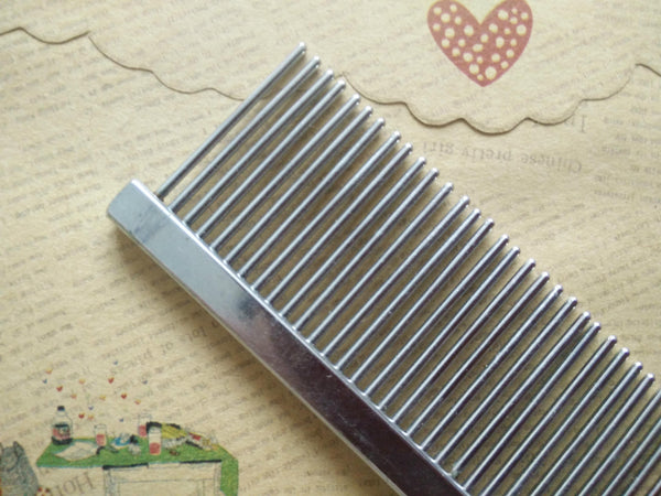 Peine de Acero Inoxidable para Mascotas - Grooming Profesional