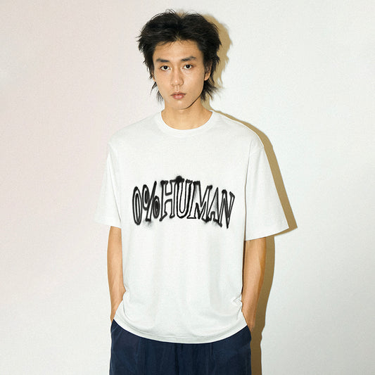 Playera Percent Human Diseño Minimalista
