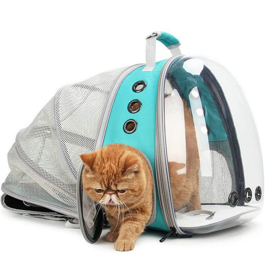 Mochila Transportadora Transparente Expandible para Mascotas - Image 3