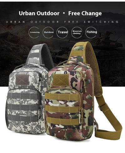 Bolsa Táctica Crossbody Camuflaje para Hombre - Gran Capacidad Multifuncional - Image 28