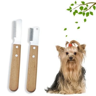 Kit Profesional de Aseo para Perros: Peine Deslanador y Máquina Cortapelo para Terrier - Image 4