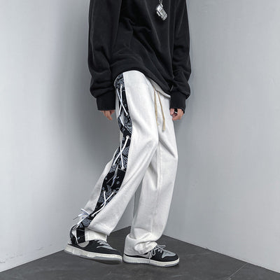 Overol de Invierno Estilo Urbano con Estampado Flor de Cashew para Hombre - Image 4