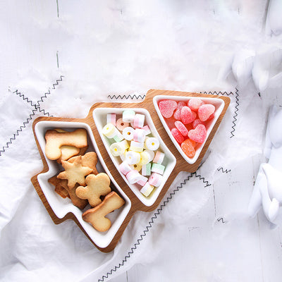 Plato de Frutas Navideño de Cerámica con Colores Mixtos - Image 9