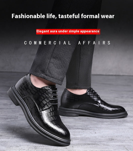 Zapatos de Cuero Formal para Hombre Transpirables - Image 13
