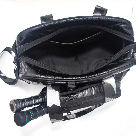 Bolsa Deportiva Tenis Crossbody a Rayas con Bandolera - Image 67