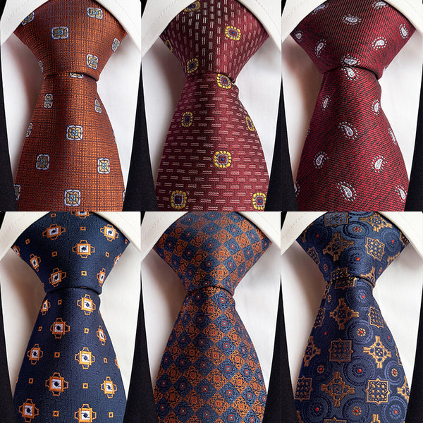 Corbata Floral Retro para Caballero - Estilo Vintage Elegante