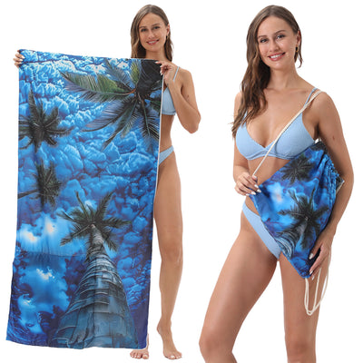 Toalla de Playa Transformable con Bolsa de Almacenamiento - Image 26