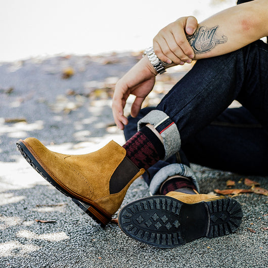 Botas Brogue Artesanales de Cuero Frosted para Hombre - Estilo Británico Clásico - Image 3