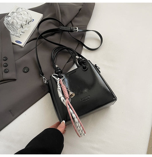Bolso Bandolera de Moda para Mujer - Bolsa Bucket Portátil - Image 9