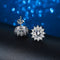 Aretes de Plata con Moissanita Girasol
