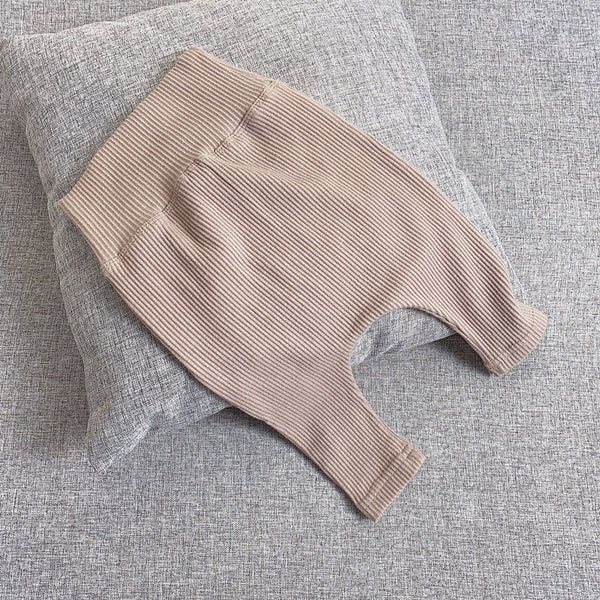 Leggings Rayados de Cintura Alta con Protección Abdominal