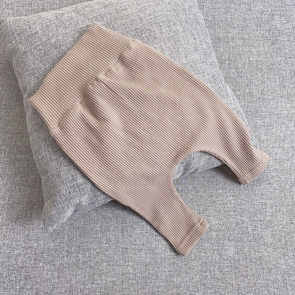 Leggings Rayados de Cintura Alta con Protección Abdominal