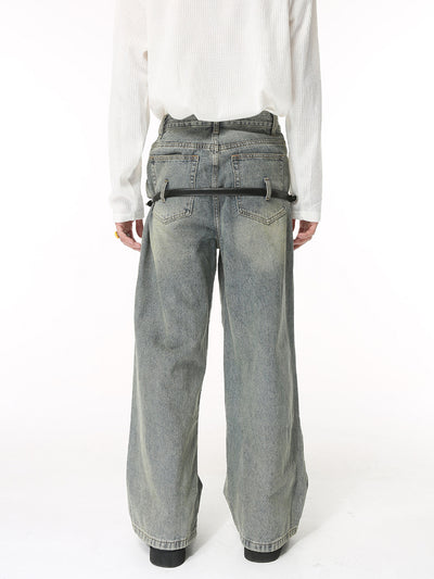 Jeans Hip Hop Hombre Cintura Suelta Diseño Verano - Image 12
