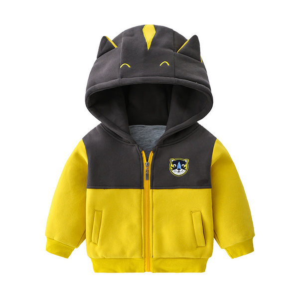 Chaqueta Acolchada con Capucha para Niños - Diseño Simple y Cómodo - Image 4