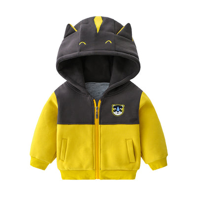 Chaqueta Acolchada con Capucha para Niños - Diseño Simple y Cómodo - Image 4