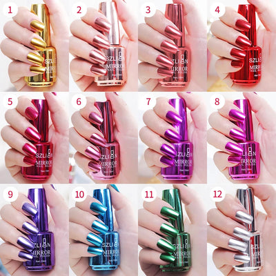Esmalte de Uñas Efecto Espejo Acero Inoxidable - Image 19