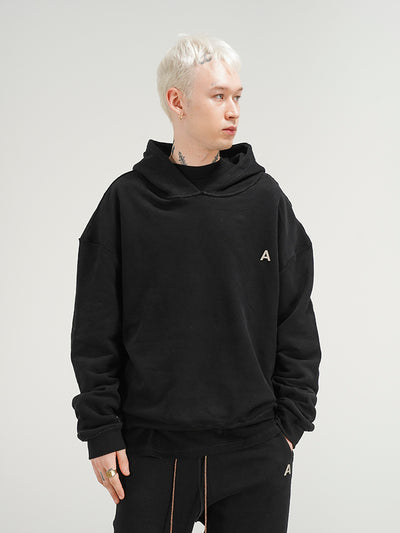 Sudadera con Capucha Minimalista para Hombre con Detalles en Línea Invertida - Image 10