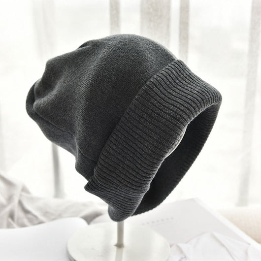 Gorro Tejido de Color Liso - Comodidad y Estilo - Image 6