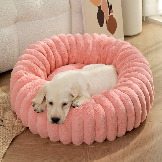 Cama Térmica Redonda de Felpa para Gatos y Perros - Nido Acogedor Invierno - Image 12