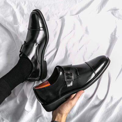 Zapatos de Tacón Bajo Estilo Británico Moderno - Image 3