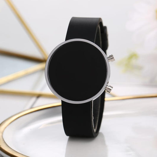 Reloj Digital LED Redondo Fashion Casual con Metal - Image 12